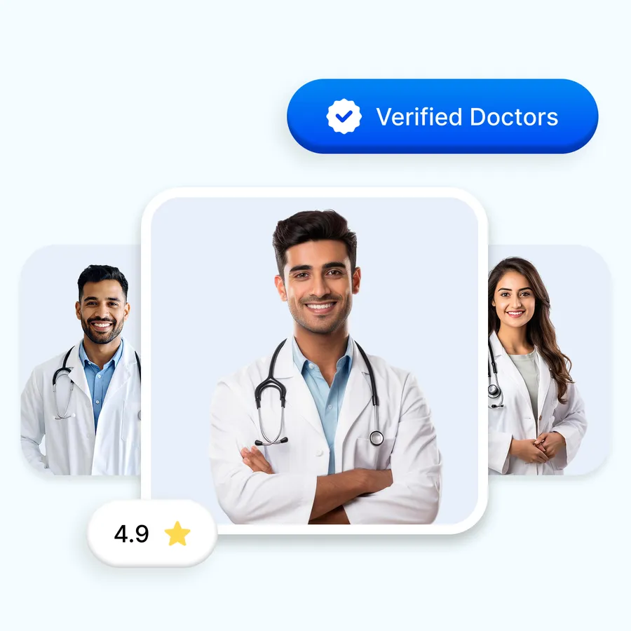 Patient view of doctor profiles showcasing expert medical staff
