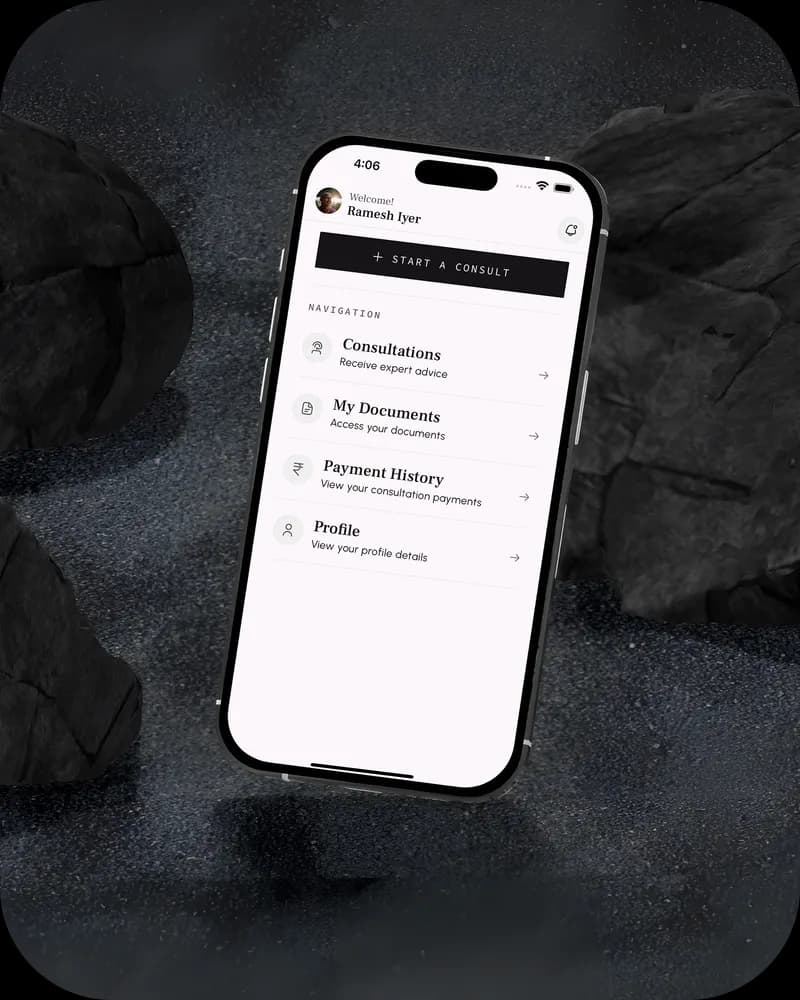 Second Aid app patient dashboard preview on mobile